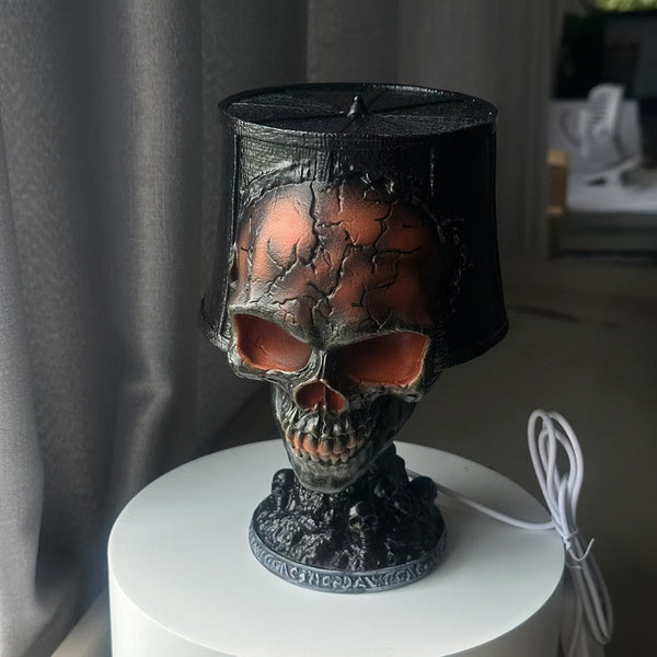 Lava Skull Lamp Usb Halloween Night Light Night Lights