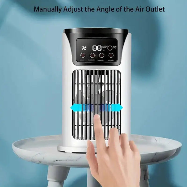 Smart Ac With 7 Led Mood Lights Usb Powered Portable Fans