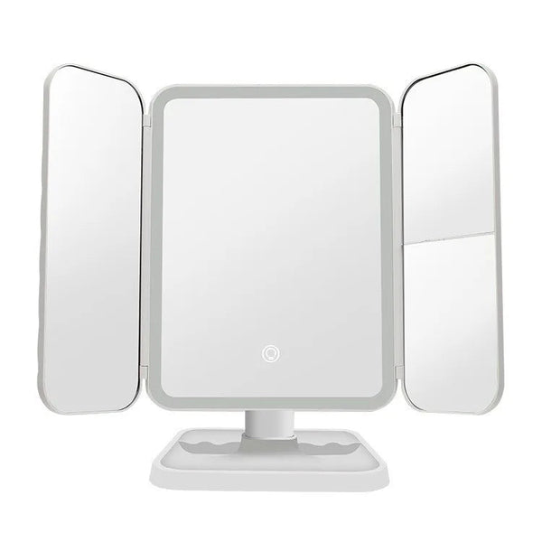 Trifold Led Makeup Mirror Beauty Lights Makeup Mirrors