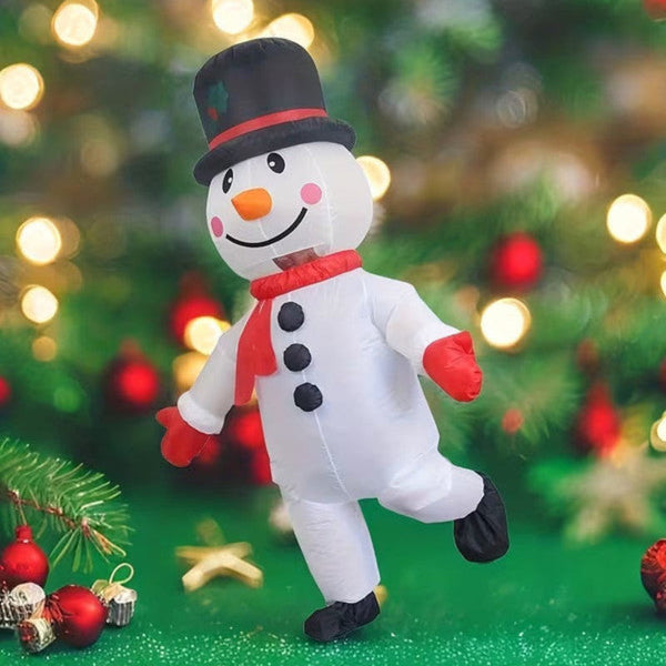 Inflatable Snowman For Christmas Parties Seasonal Decorations