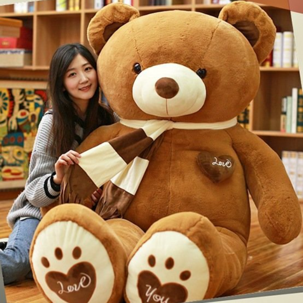 Huge 100Cm Brown Giant Teddy Bear Toys Plush Toys