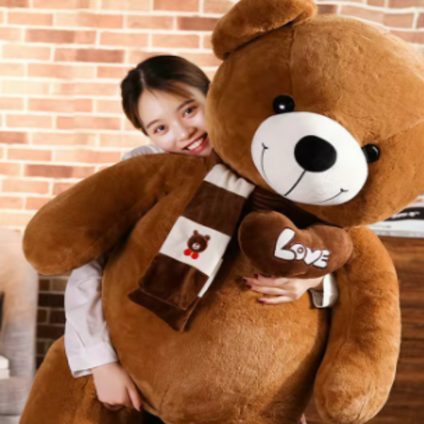 Huge 100Cm Brown Giant Teddy Bear Toys Plush Toys