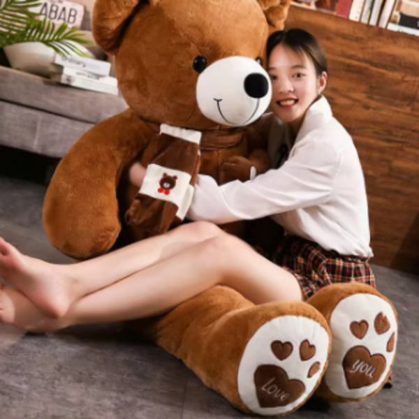 Huge 100Cm Brown Giant Teddy Bear Toys Plush Toys
