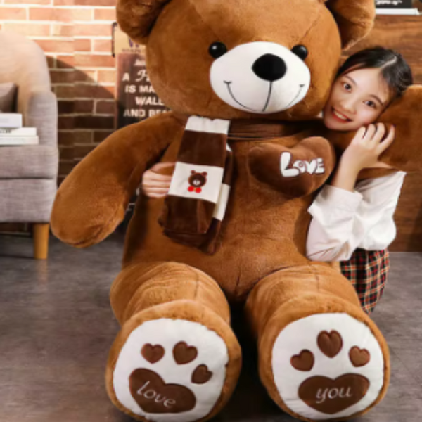 Huge 100Cm Brown Giant Teddy Bear Toys Plush Toys