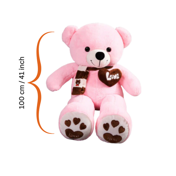 Huge 100Cm Giant Pink Teddy Bear Soft Plush Plush Toys