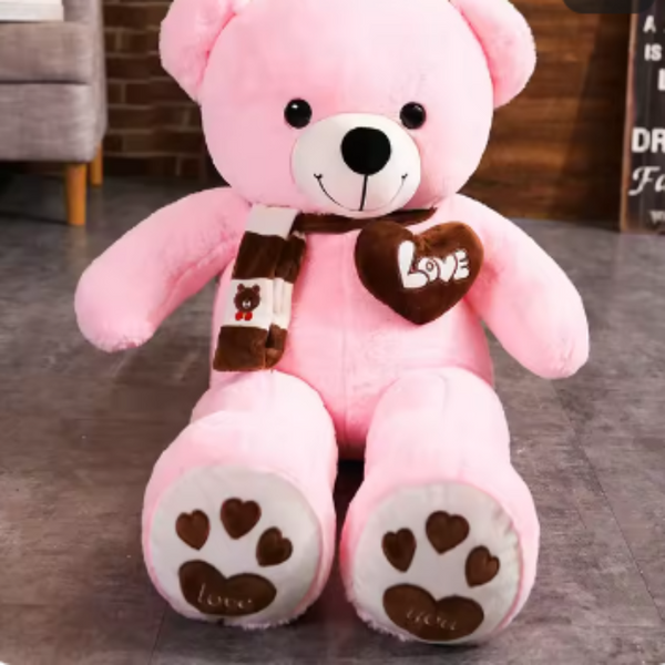 Huge 100Cm Giant Pink Teddy Bear Soft Plush Plush Toys