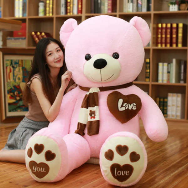 Huge 100Cm Giant Pink Teddy Bear Soft Plush Plush Toys