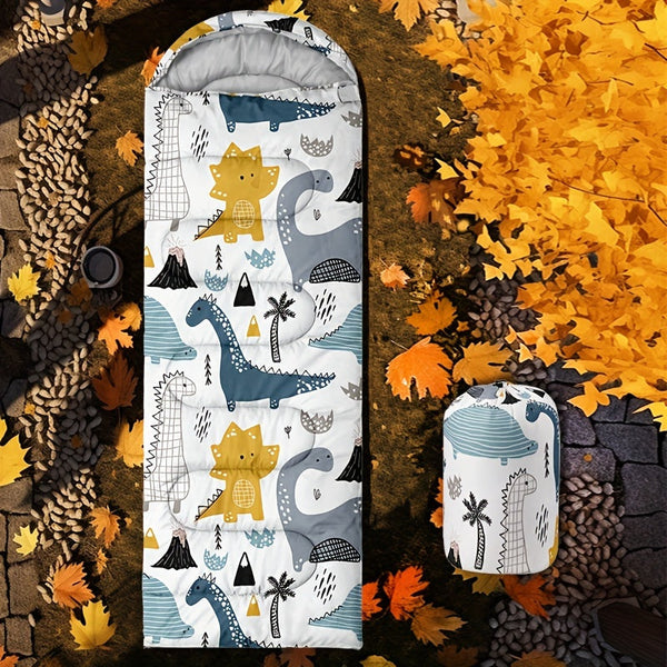 Dinosaur Camping Sleeping Bag Lightweight Warm Quilt Sleeping Bags