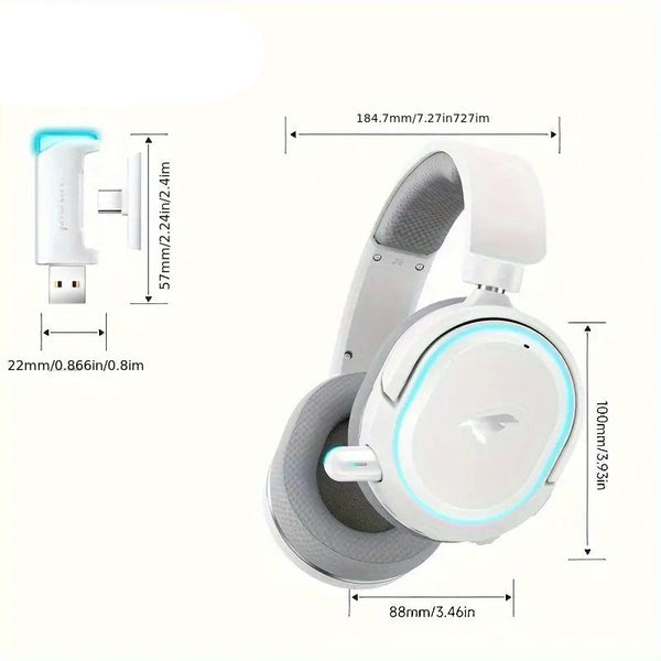 Wireless Gaming Headset With Surround Sound Headsets