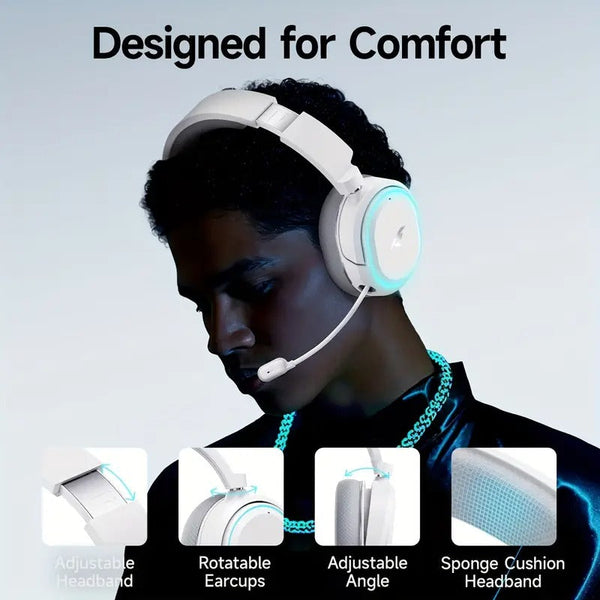 Wireless Gaming Headset With Surround Sound Headsets