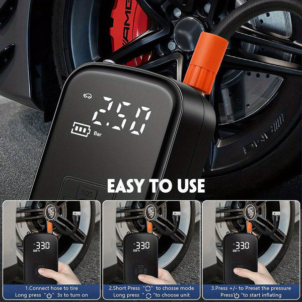 150Psi Cordless Air Compressor Tire Inflator Deflators