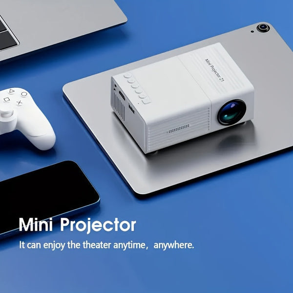 1080P Hd Mini Projector With Led Display Projectors