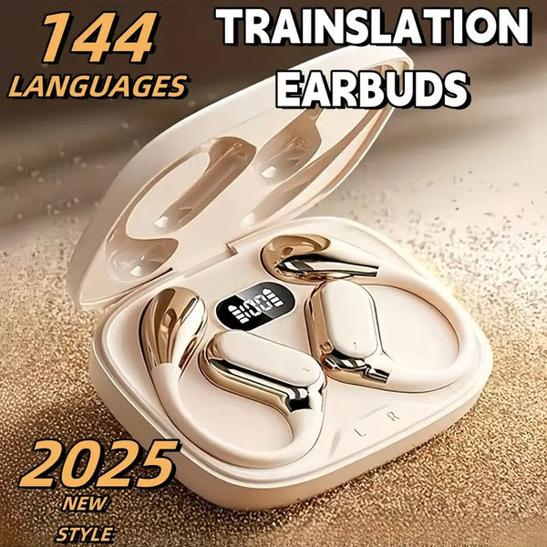 Ai Translation Wireless With Noise Cancelling & Touch Control Earbuds