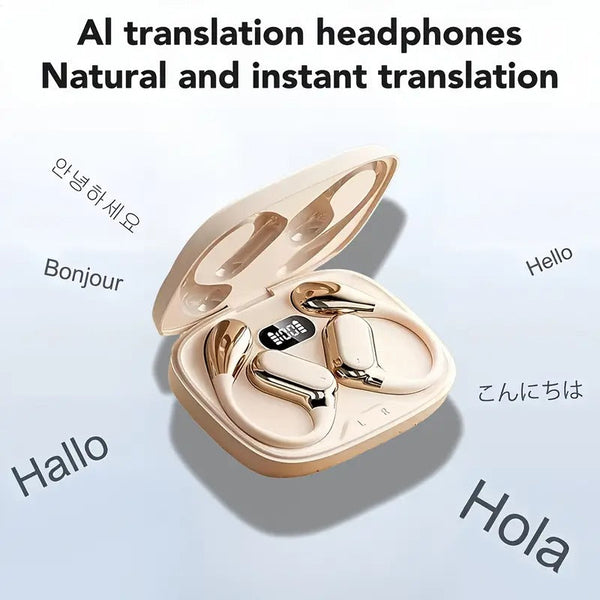 Ai Translation Wireless With Noise Cancelling & Touch Control Earbuds
