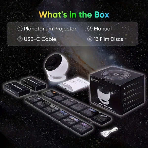 Galaxy Star Projector With 13 Discs Usb Projectors
