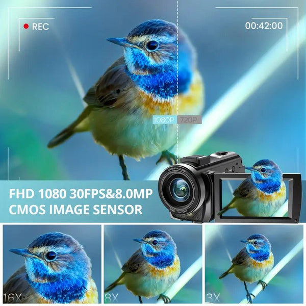 1080P 24Mp Digital Camera With 3.0" Lcd Digital Cameras