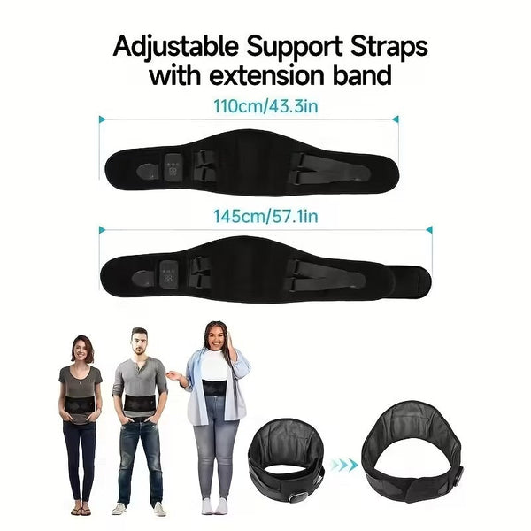 Heated Waist Massager Belt Usb Rechargeable Massagers