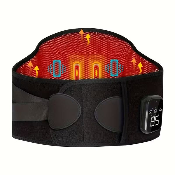 Heated Waist Massager Belt Usb Rechargeable Massagers