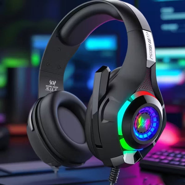 Gaming Headset For Pc Ps4 Ps5 Xbox With Rgb Lighting Headsets