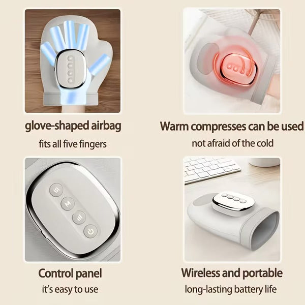 Nnetm Smart Hand Massager With Heat & Multiple Modes Massagers