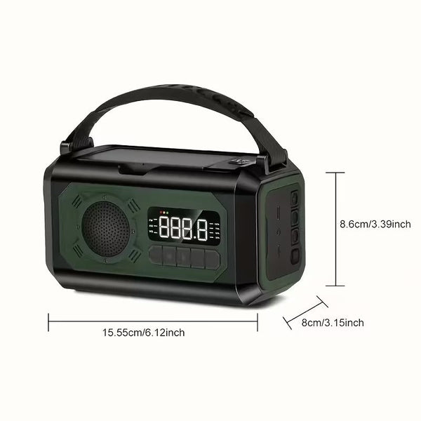 12000Mah Emergency Radio Solar Hand Crank Charger Portable Am/Fm Radios