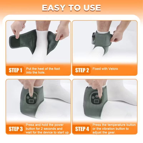 Ankle Heating Massager With Vibration & Therapy Massagers