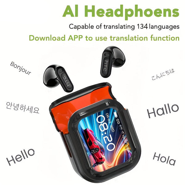 Wireless With Language Translation & Hd Sound Earbuds