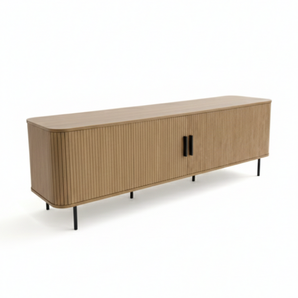 Florence 2 Door Entertainment Unit Oak Tv Stands & Entertainment Units
