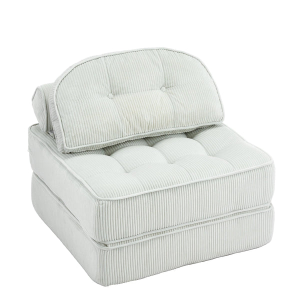 Comforro Hando Compressed Lounge Chair Light Grey Corduroy Sofas Armchairs & Couches