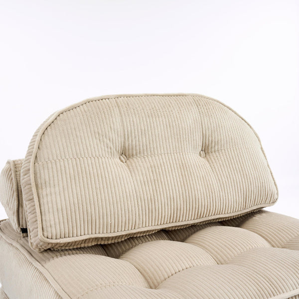 Comforro Hando Compressed Chair Foldable Corduroy Lounge Sofas Armchairs & Couches