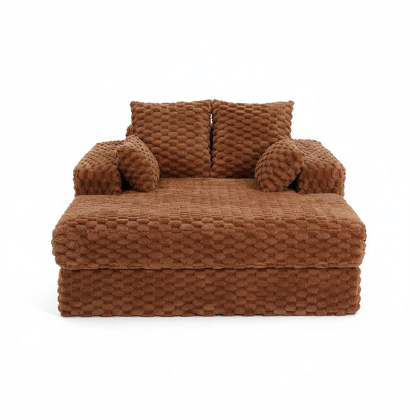 Cozycloud Ultra Soft Textured Fabric Lounge Chair Sofas Armchairs & Couches