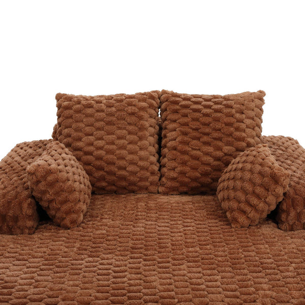 Cozycloud Ultra Soft Textured Fabric Lounge Chair Sofas Armchairs & Couches
