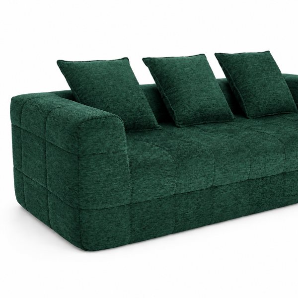 Monda 3 Seater Compressed Sofa Green Sofas Armchairs & Couches