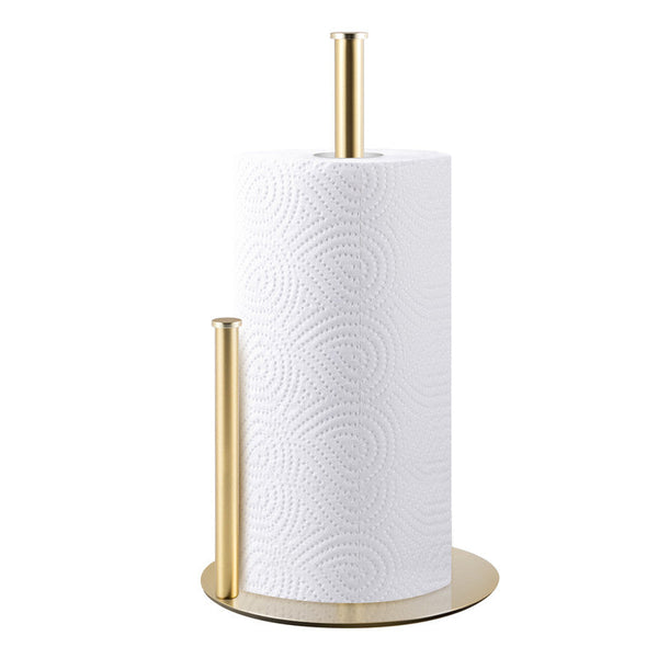 Stainless Steel Double Pole Paper Towel Holder Gold Paper Towel Holders