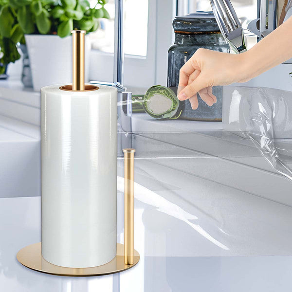 Stainless Steel Double Pole Paper Towel Holder Gold Paper Towel Holders