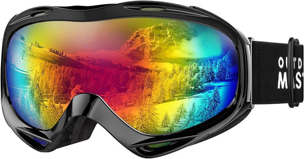 Outdoormaster Otg Ski Goggles Over Glasses Ski/Snowboard For Men Women & Youth 100% Uv Protection Om 5 Goggles & Sunglasses