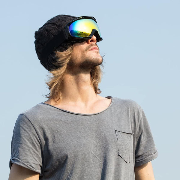 Outdoormaster Otg Ski Goggles Over Glasses Ski/Snowboard For Men Women & Youth 100% Uv Protection Om 5 Goggles & Sunglasses