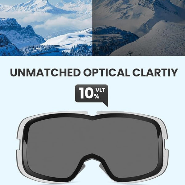 Outdoormaster Owl Ski Goggles Otg Snow Snowboard For Men Women Youth Anti Fog 100% Uv Protection Om 72 Goggles & Sunglasses