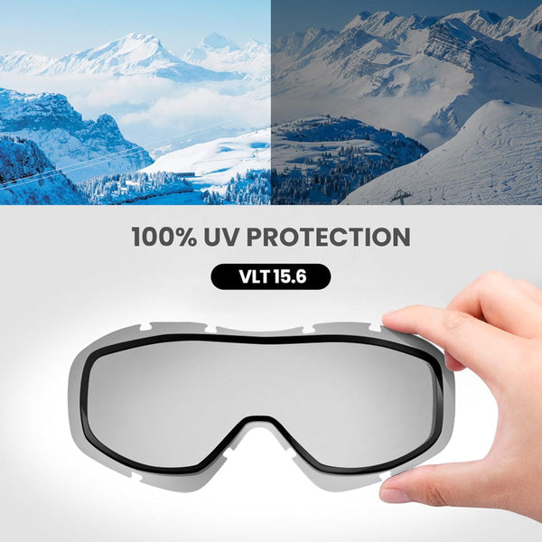 Outdoormaster Otg Ski Goggles Over Glasses Snowboard For Men Women Youth 100% Uv Protection Om 5 Sunglasses Goggles