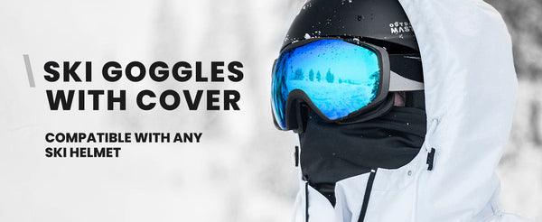 Outdoormaster Ski Goggles With Cover Snowboard Otg Anti Fog 100% Uv Protection Om 18 Goggles & Sunglasses