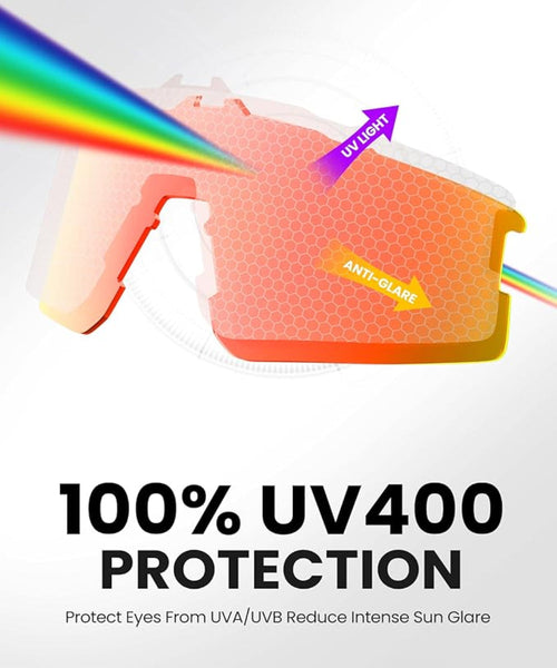 Outdoormaster Hawk Ii Polarized Sports Sunglasses For Men Women Tac 100% Uv400 Protection Tr90 Frame Cycling Baseball Running Fishing Golf Glasses Bla