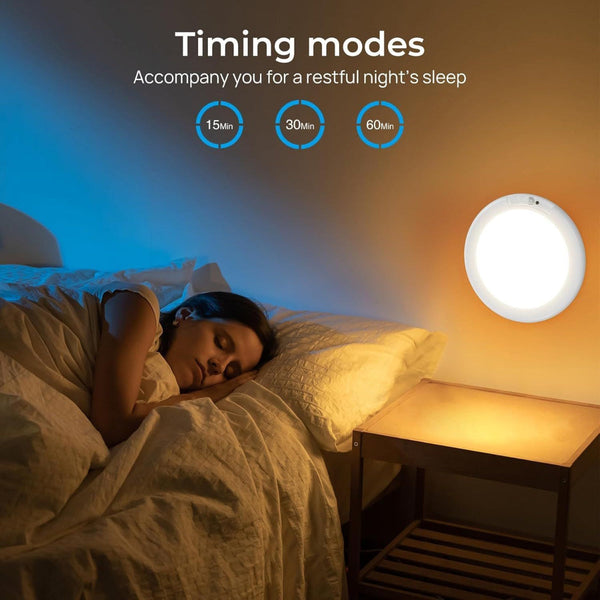 Rechargeable Motion Sensor Ceiling Light 3 Colors Dimmable Led Wall & Ceiling Lights