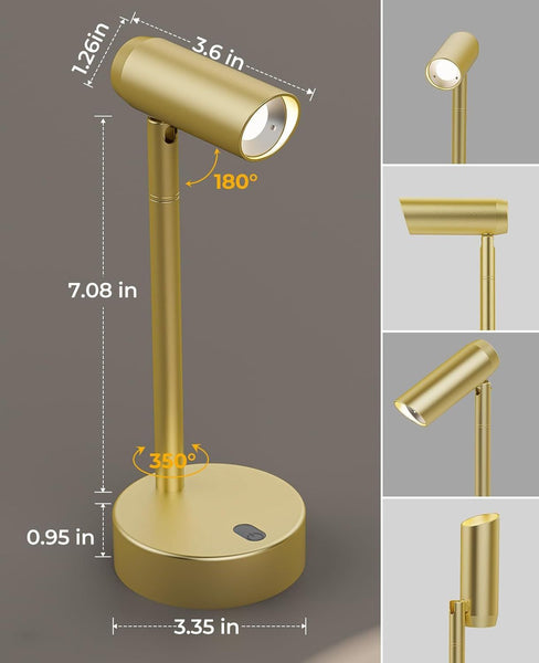 Battery Operated Picture Light With Remote Control Dimmable Cct Art Wall Fixtures