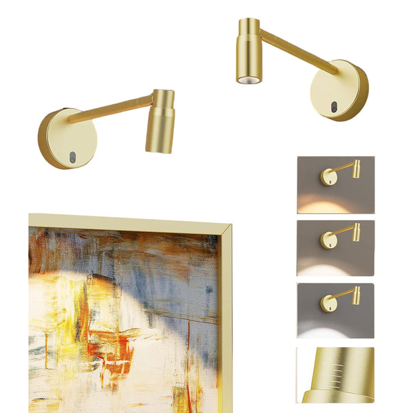Battery Operated Picture Light With Remote Dimmable Cct Spotlight For Art Wall Fixtures