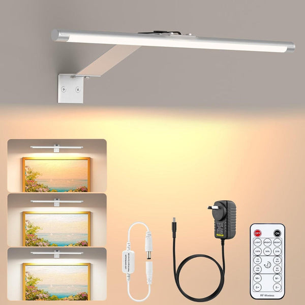 13.5" Led Picture Light Dimmable Remote Control Warm White Wall Lights