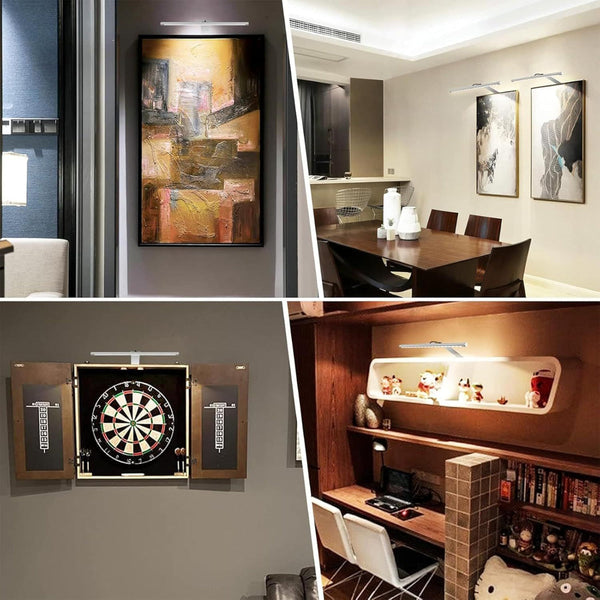 13.5" Led Picture Light Dimmable Remote Control Warm White Wall Lights