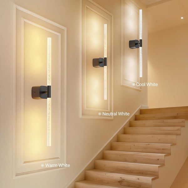 Black Battery Operated Wall Sconce Set Of 2 Rechargeable Wireless Lights Wall Fixtures