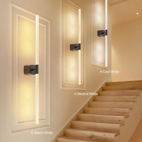 Black Wireless Wall Sconce Set Of 2 Rechargeable Remote Control 360 Rotatable Wall Fixtures