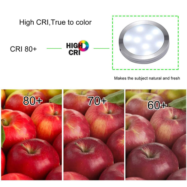 3 Pack 240V Led Puck Lights 6W Under Cabinet Daylight White Wall Fixtures