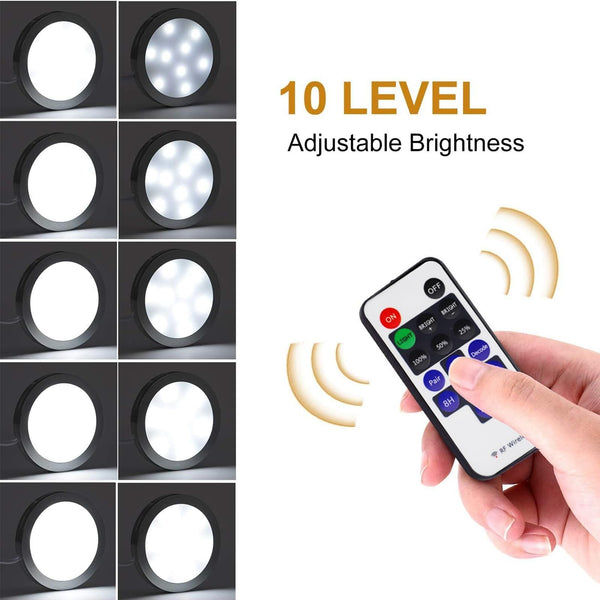 3 Pack 240V Led Puck Lights 6W Under Cabinet Daylight White Wall Fixtures